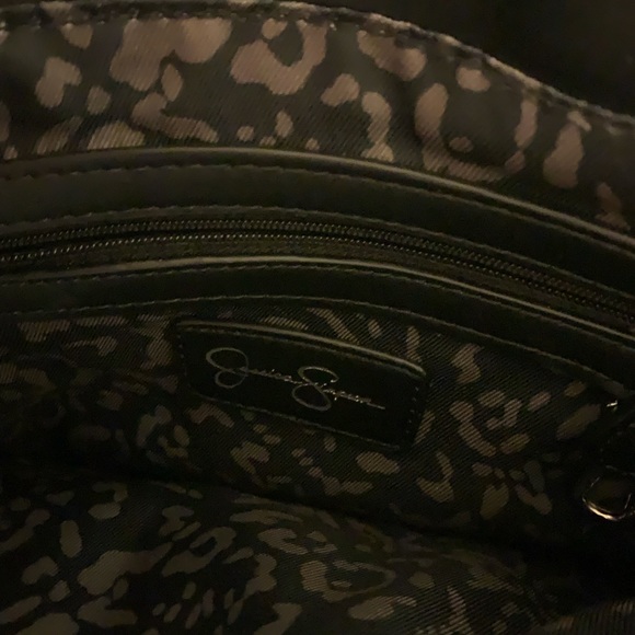Jessica Simpson Black Leather purse with L/Bow. New - Picture 9 of 12